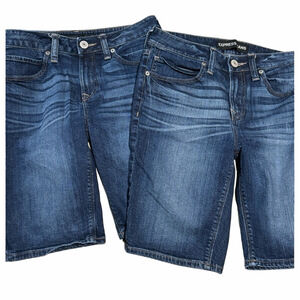 Express Blue Jean Shorts Bundle Classic Style